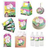 Superheld Birthday Waterfles Etiket