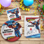 DC-strips | Superman - Birthday Cadeaulabel