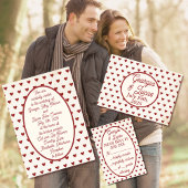 Red Americana Sweethearts bruiloft gastenboek