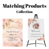 Zoete 16 pampas blush budget behalve de datum flyer