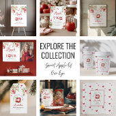 De zoete appel van ons oog | Foto 1e verjaardag Spandoek