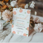 Zoet als perzik verjaardag papieren bordje