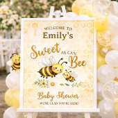 Sweet as can Bee Baby Shower Kaart