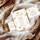 Sweet As Can Bee Wild One Birthday Bedankkaart