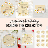 Sweet Bee Birthday Feesthoedjes