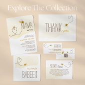 Sweet Bumble Bee Welkom Baby shower Reclamebord Met Voetstuk