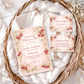 Sweet Cherry Garden Baby Shower Kaart