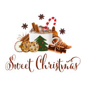 Sweet-kerst Frappuccino Cookie Cinnamon Art Bier Onderzetter