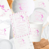 Sweet Coquette Roze Bow Stropdas Elegant Baby show Bedankdoosjes