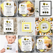 Sweet Little Honey Bee 1e verjaardag Bedankdoosjes