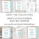 Schattigee pompoen koppels baby jongen douche uitn