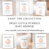 Raad eens hoeveel pompoenen Baby shower spel Poster