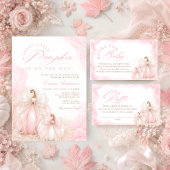 Roze Pompoen Strik Luier Raffle Tafelbord Poster