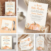 Sweet Little Pumpkin is on her Way, Baby Shower Servet