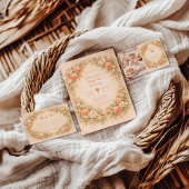 Sweet Peach 1st Birthday Kaart