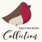 Prettig kerstfeest met rood lint en robijnen feestdagenkaart