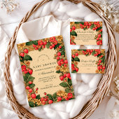 Sweet Strawberry Storybook Diapper Raffle Informatiekaartje