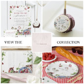 Blue Gingham | Zomer picknick Baby shower servette Servet