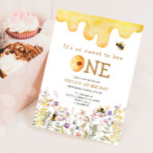 Sweet to Bee Een Schattige Honey Meisje Eerste Ver Papieren Bordje