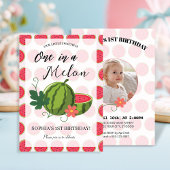 Sweet Watermelon Ribbon Invitation Servet