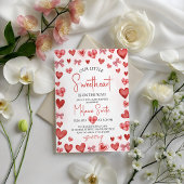 Sweetheart Baby Shower Invitation Kaart