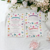 Sweetheart Snoep Luier Raffle Invitation Insert Informatiekaartje