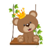 Swing Flora Prince Beer Baby shower Uitnodiging