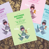 Babysaurus T-rex Blue Bedankkaart