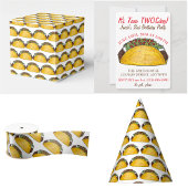 Hard Shell Beef Corn Taco Mexican Tex Mex Food Rubberstempel