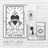 Tarot Kaarten | VRIJGEZELLENFEEST | Bruiloft | Mod Kartonnen Onderzetters