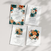 Turfbrand Wijnbruin & Champagnetuin Bruiloft Bedankkaart