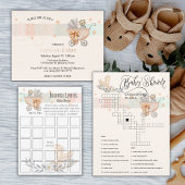 Baby shower Rocking Horse Persoonlijk Dank u Cadeaulabel