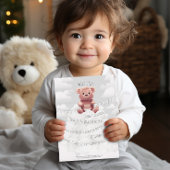 Luier Koning teddybeer aangepaste gelukkige verjaa Cadeaupapier