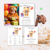 Onze kleine Beer Verjaardag Bedankt