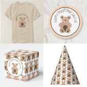 Teddybeer pluche gevulde dier verjaardagsfeestje bedankdoosjes