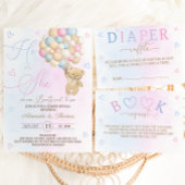 Luier Raffle Game Sign Geslacht onthullen Baby sho Poster