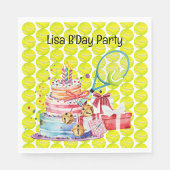 Tennis Birthday Save the Date Kaart