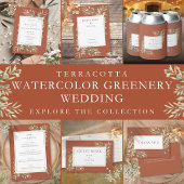 Terracotta Groene Stoelen Plattegrond Tafelnummer