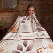 Terracotta and Burgundy Fall Leaves | Boho Autumn T-shirt