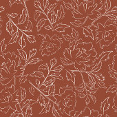 Terracotta Herfst Burnt Oranje Boho Floral Wedding Kaart