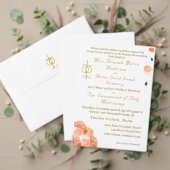 Terracotta Roos Katholieke bruiloft Programma (Personaliseer deze collectie van deze onafhankelijke maker. Test)