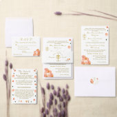 Terracotta Roos Katholieke bruiloft Programma (Personaliseer de collectie van deze zelfstandige maker.)