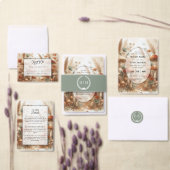 Terracotta Toadstool Woodland Magic Engagement  Kaart (Personaliseer de collectie van deze zelfstandige maker.)