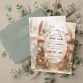 Terracotta Toadstool Woodland Magic Engagement  Kaart (Personaliseer deze collectie van deze onafhankelijke maker. Test)