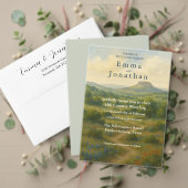 Hill Country Texas Unique Wedding Invitation Cards Kaart (Personaliseer deze collectie van deze onafhankelijke maker. Test)