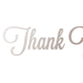 Elegant Script Gepersonaliseerd Fotobruiloft Harte Bedankkaart