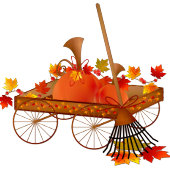 Geef Bedankt Thanksgiving Dag Ronde Sticker