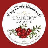 ZELFGEMAAKTE APPLE CIDER Grunge Font Kraft en Brui Ronde Sticker