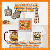 Moderne Thanksgiving pompoen herfst Collectie Stropdas