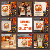 Thanksgiving bosdieren herfstbladeren legpuzzel